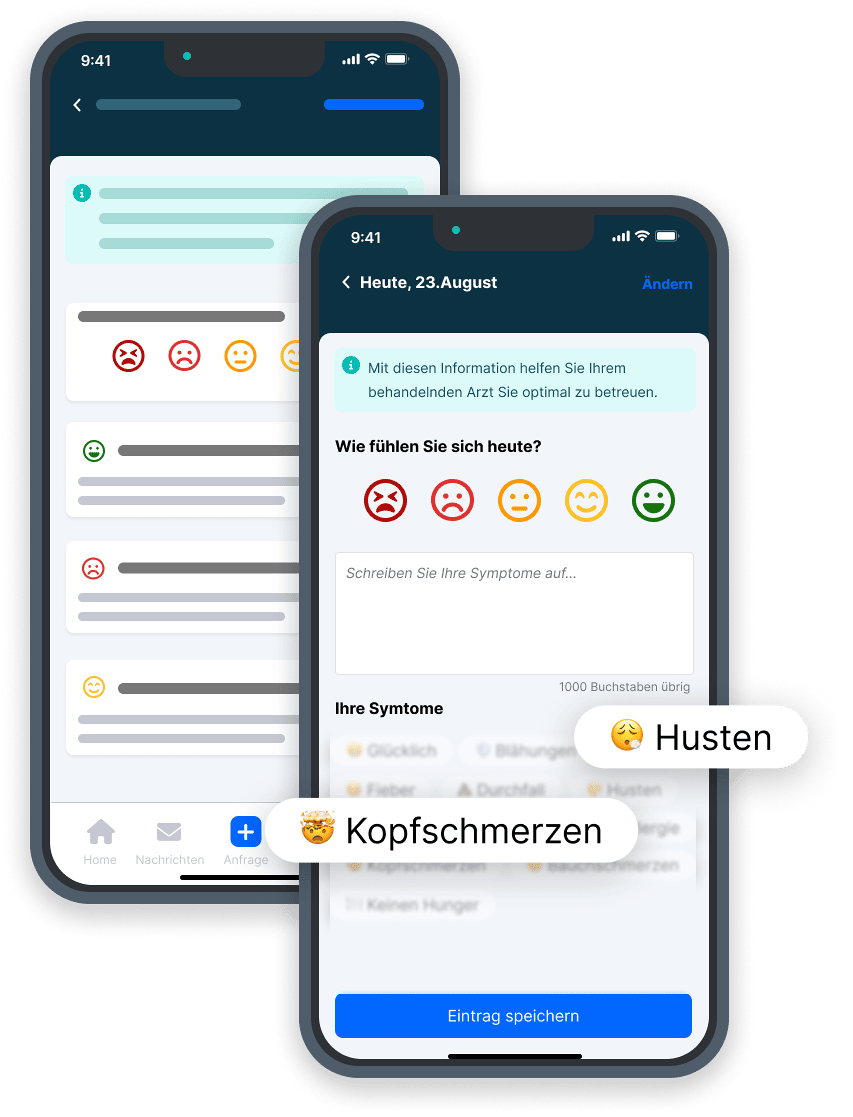 Digitales Behandlungstagebuch