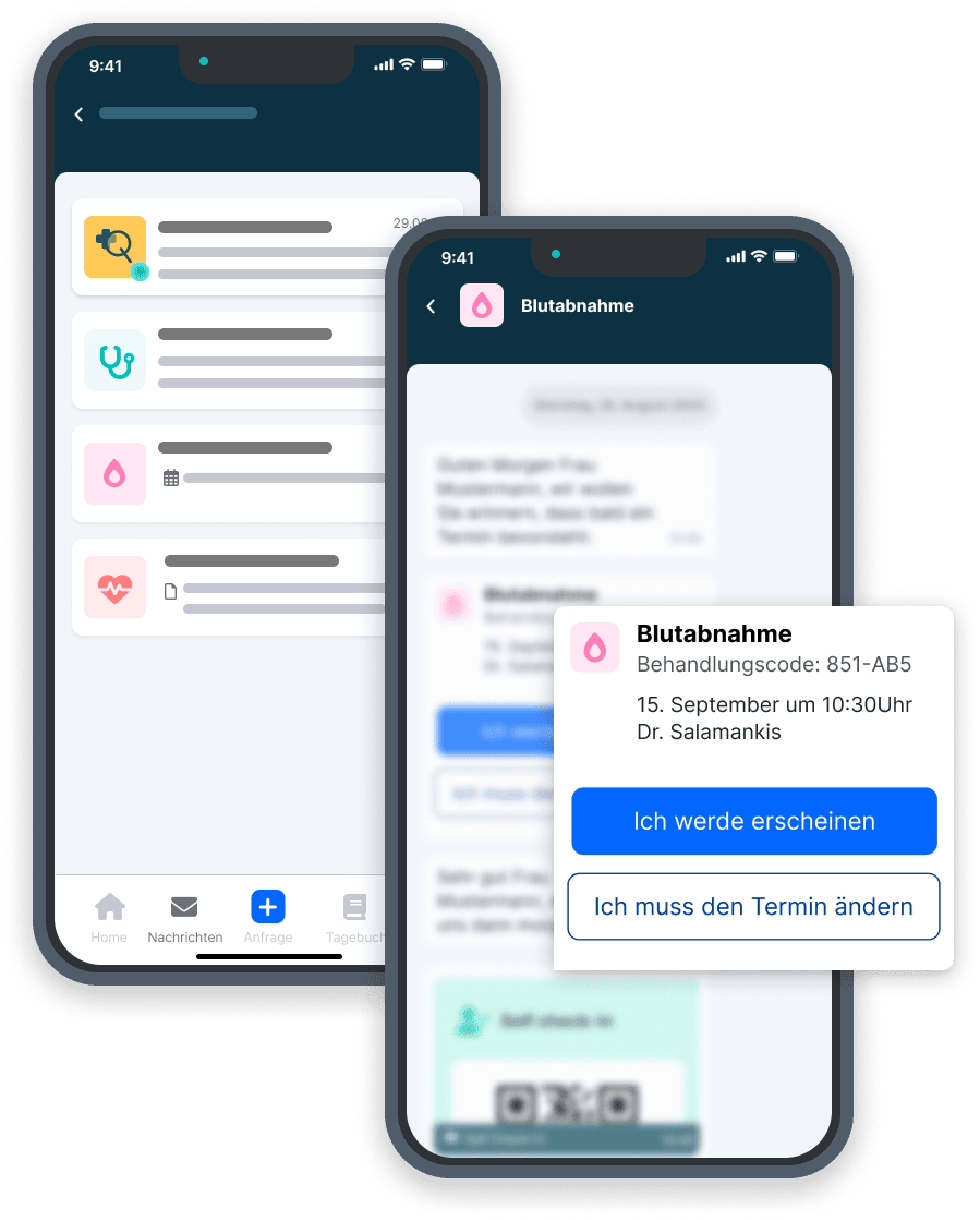 Kommunikation im Portal