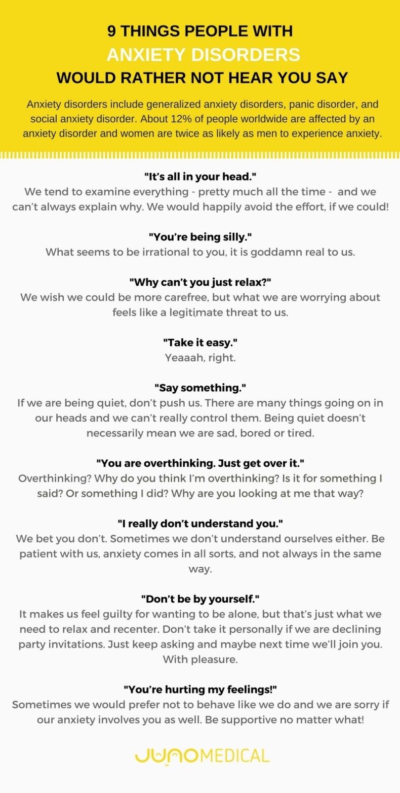 EN image 1 for 9 Things People with Anxiety Disorders Would Rather Not Hear You Say