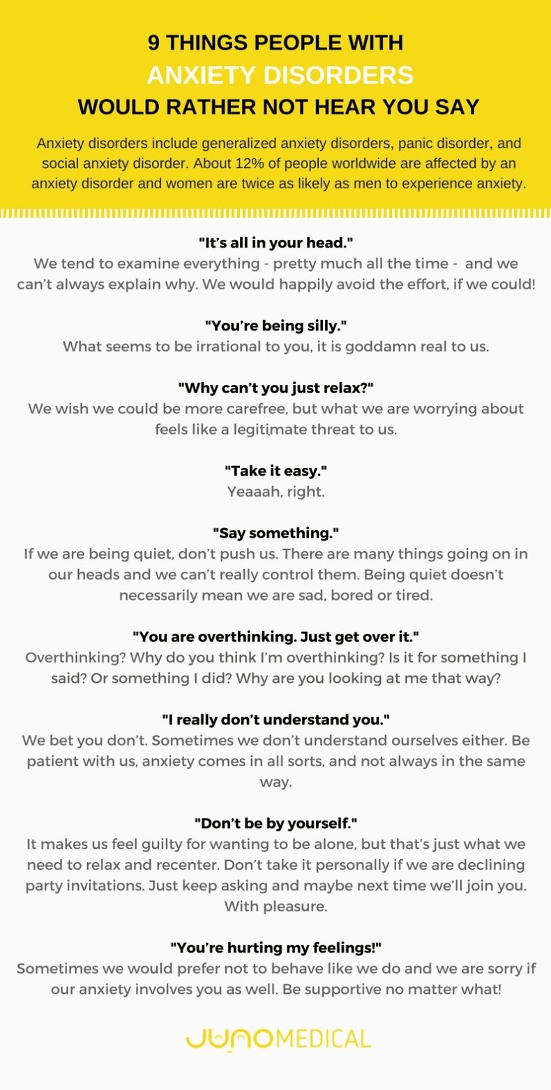EN image 1 for 9 Things People with Anxiety Disorders Would Rather Not Hear You Say
