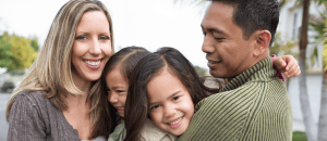 Family together after fertility restoration treatment.