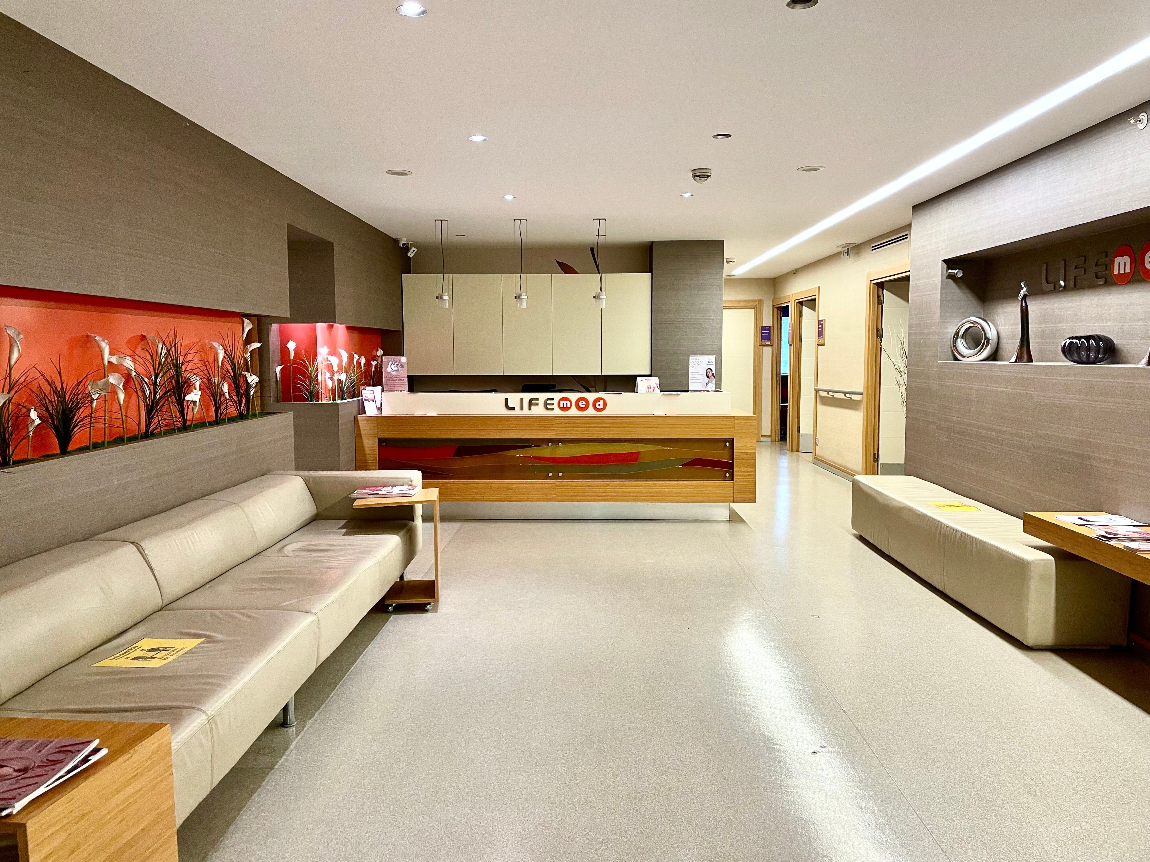 Waiting area with Reception
