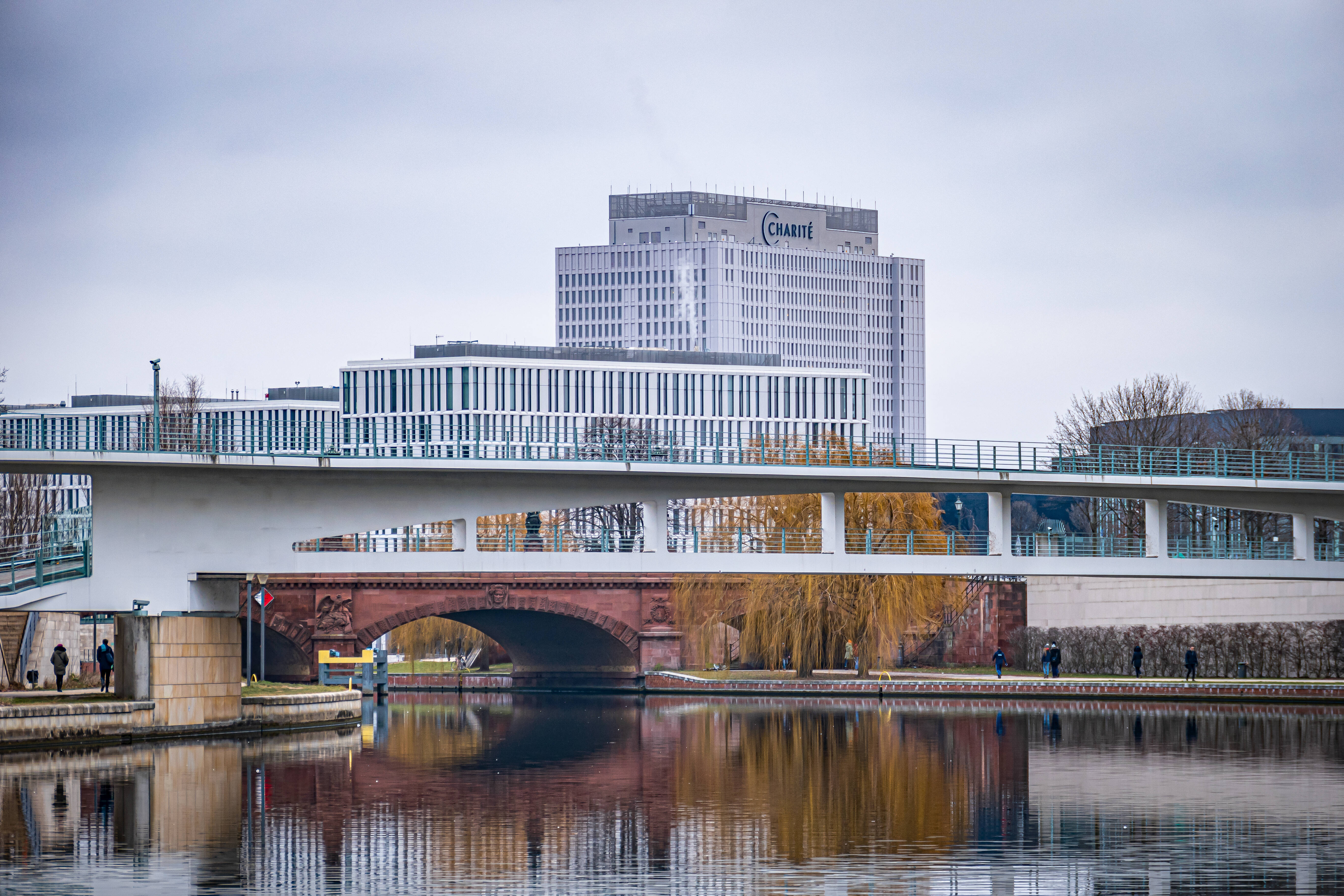 Charite Berlin Outside River