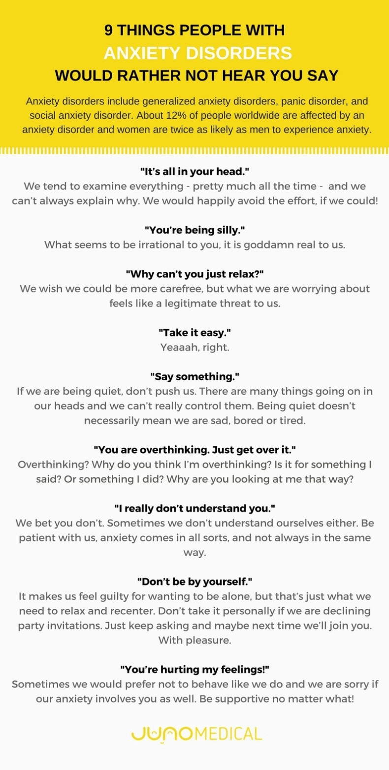 EN image 1 for 9 Things People with Anxiety Disorders Would Rather Not Hear You Say