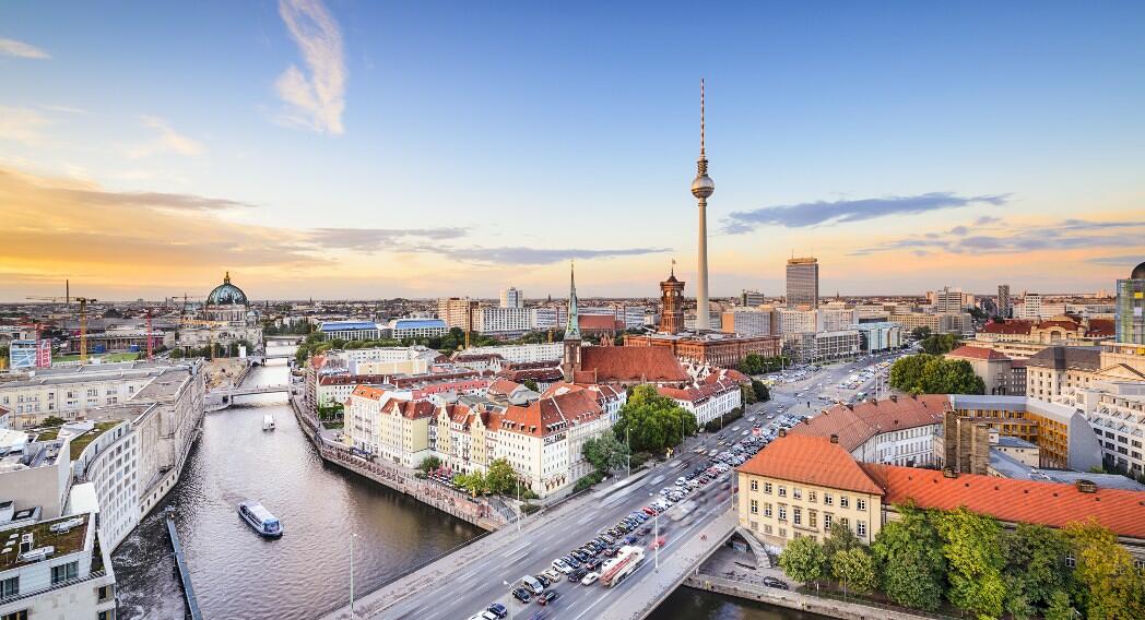 Blick über die Berliner Hauptstadt