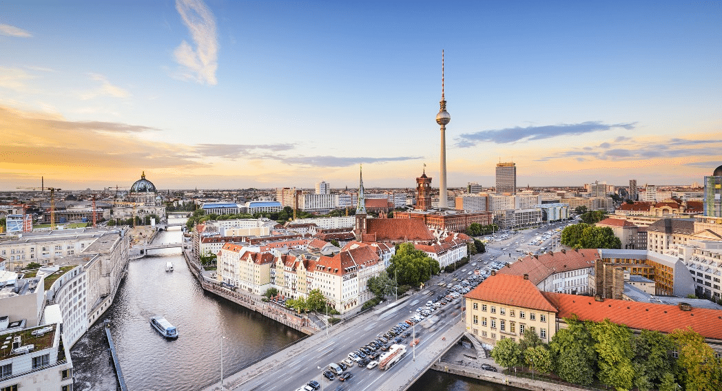 Blick über die Berliner Hauptstadt