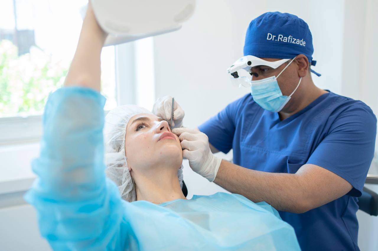 Dr Rafiezadeh Performing a Procedure