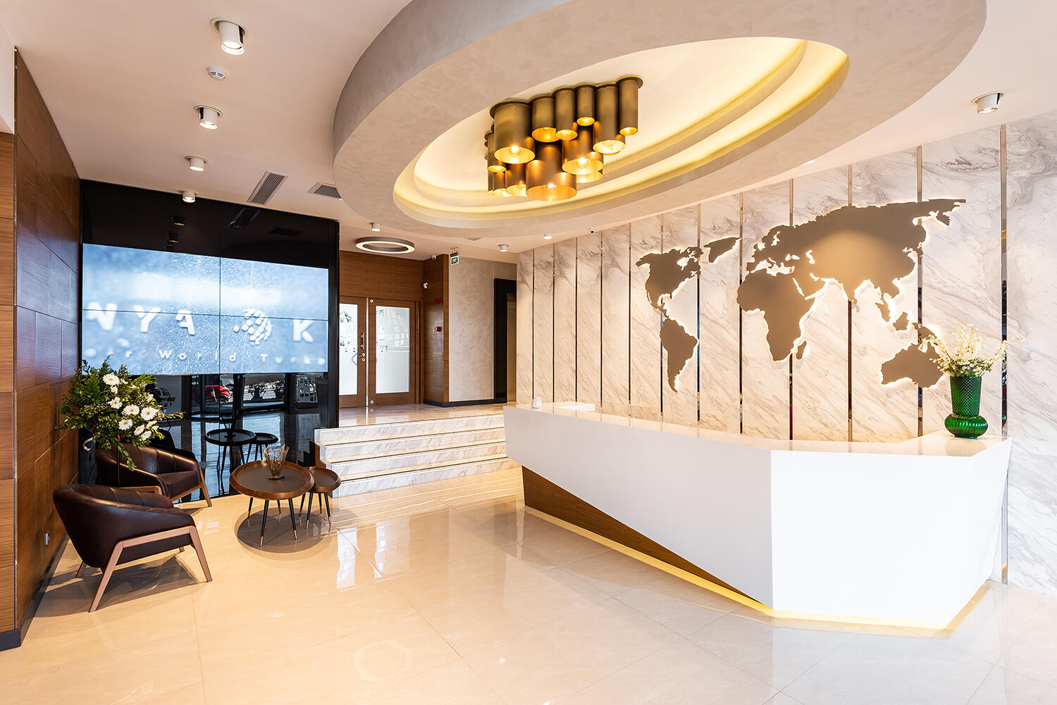 Entrance view at HWT Hair Transplant Center