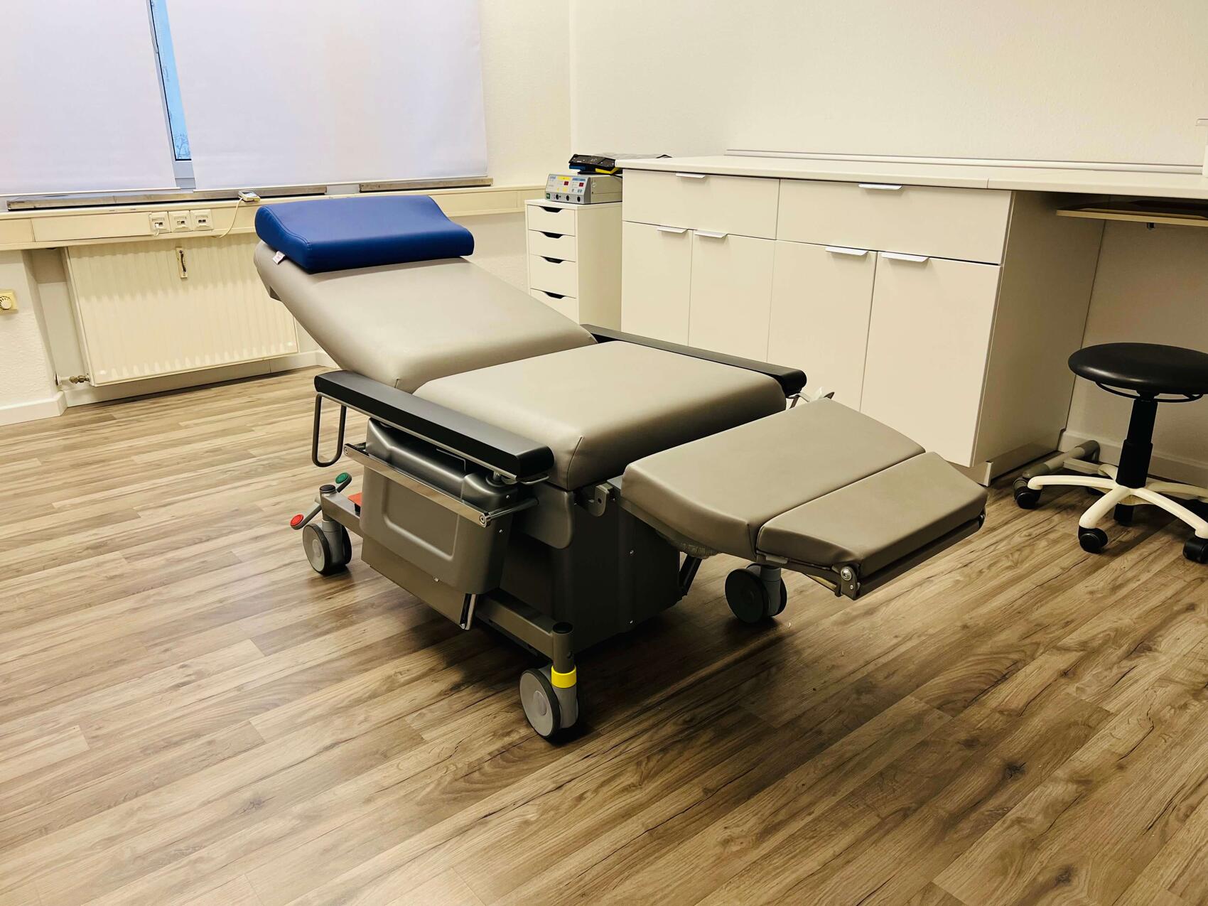 Treatment room at the Medipraxis an der Rosenau