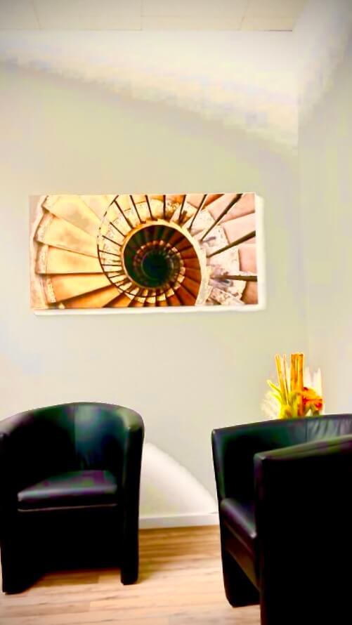 Some decor at the Medipraxis an der Rosenau