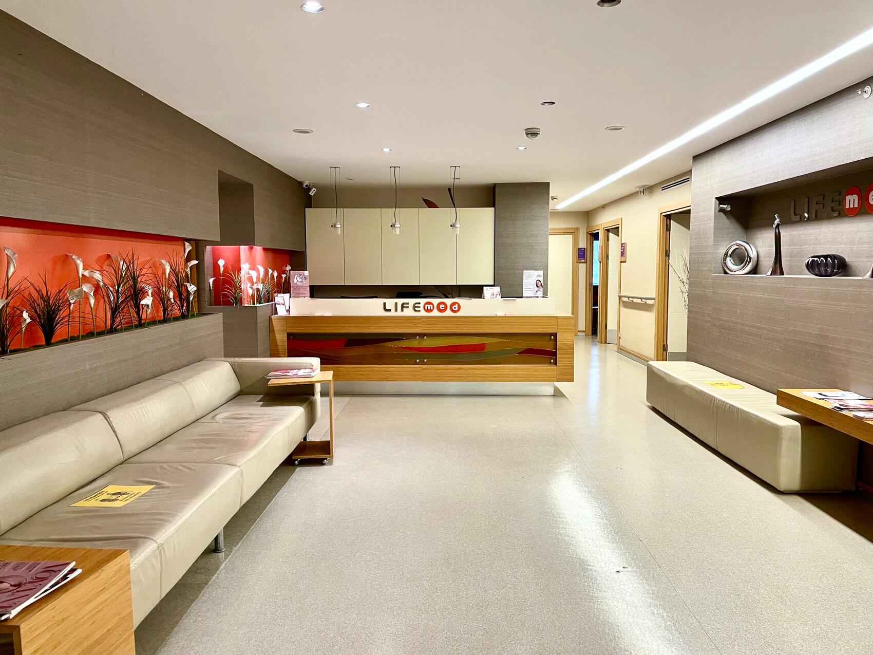 Waiting area with Reception