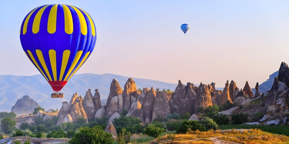 Ballonfahrt in der Türkei als Sight-Seeing Programm nach einer Brustverkleinerung.