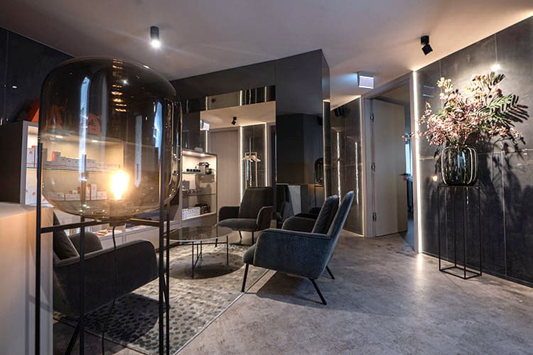 Lobby area at First Hair Clinic